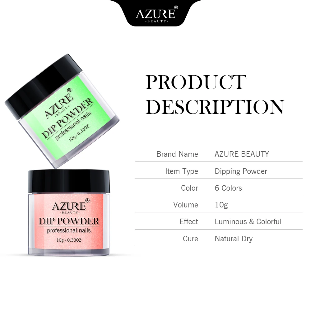 Modelones 12 шт./лот светящийся блеск погружающаяся пудра Хамелеон порошковый