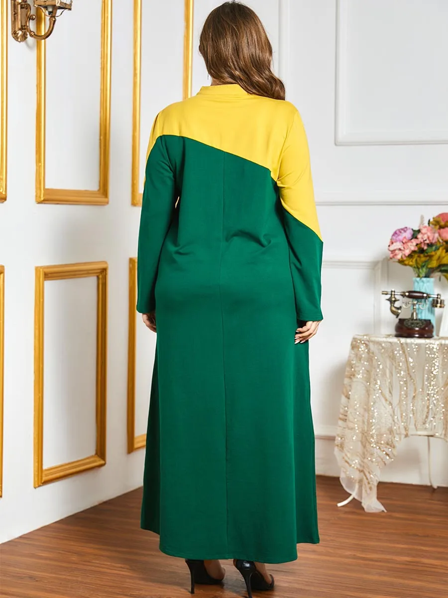 Исламская одежда на молнии спортивный костюм длинное платье для женщин