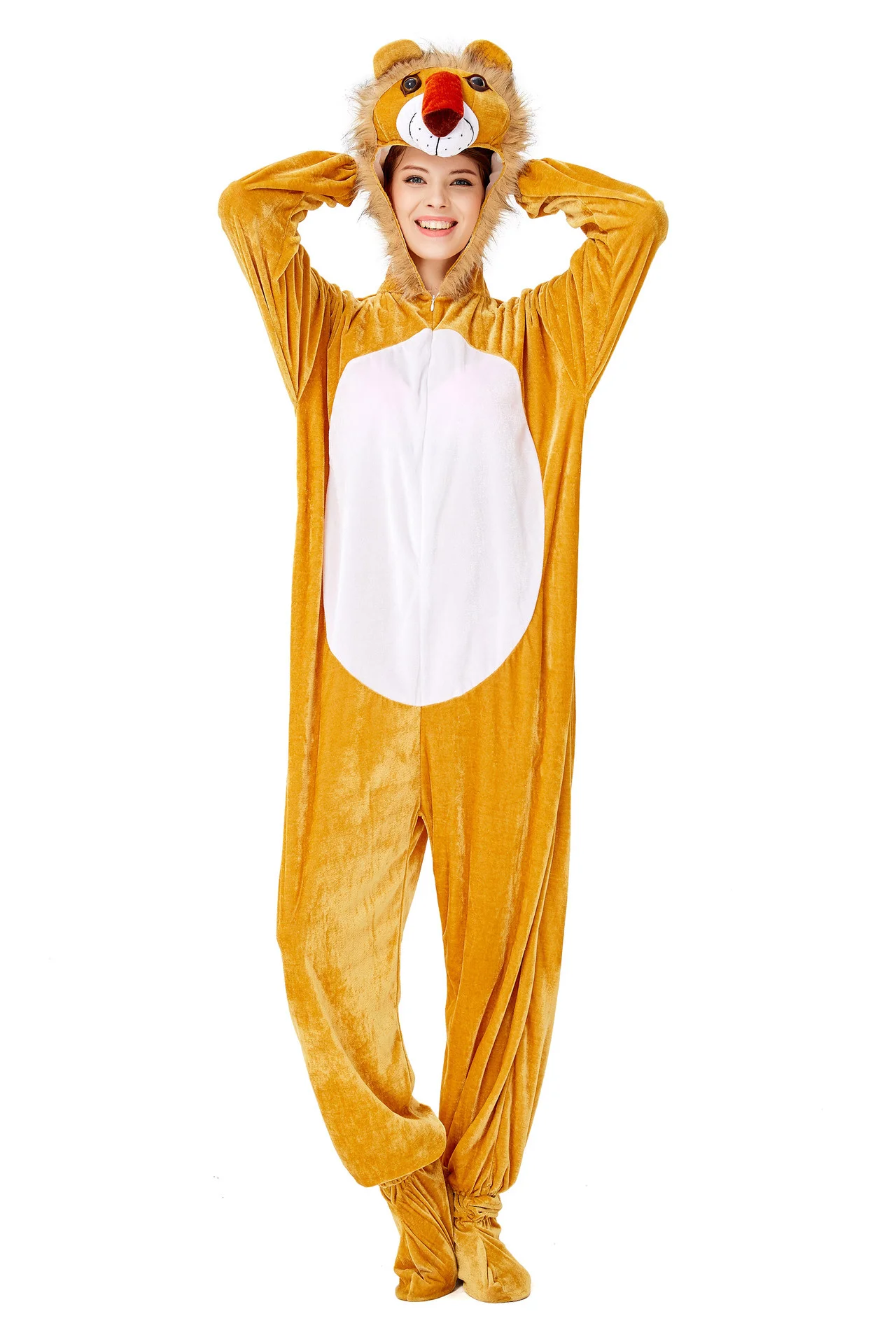 Детский сценический костюм короля льва для взрослых косплея Рождественский