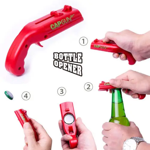 Открывалка для пива переносная пушка в форме весенней крышки катапульта