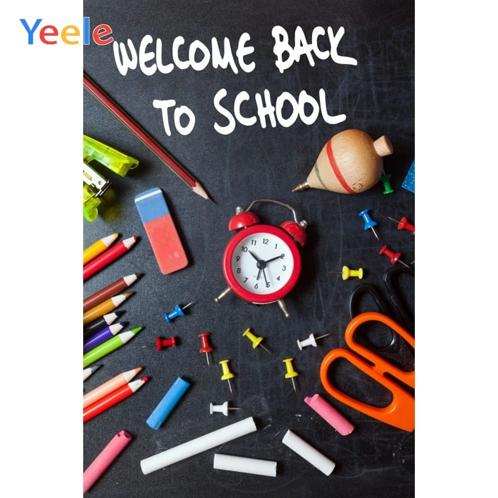 Welcome Children Back To School Backdrop Baby Portrait Vinyl Photography Background For Photo Studio Custom Photophone Photozone |