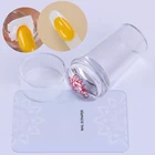 2 шт., силиконовые штампы для ногтей, со скребком