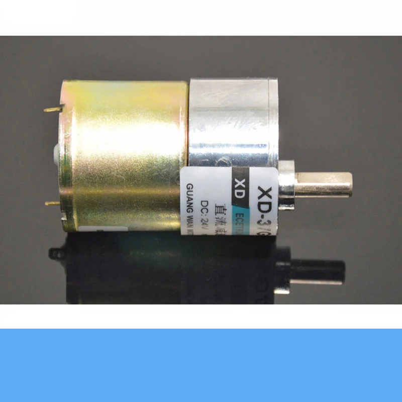 Щеточный двигатель постоянного тока 37 мм 12 В 100 об/мин с высоким крутящим моментом