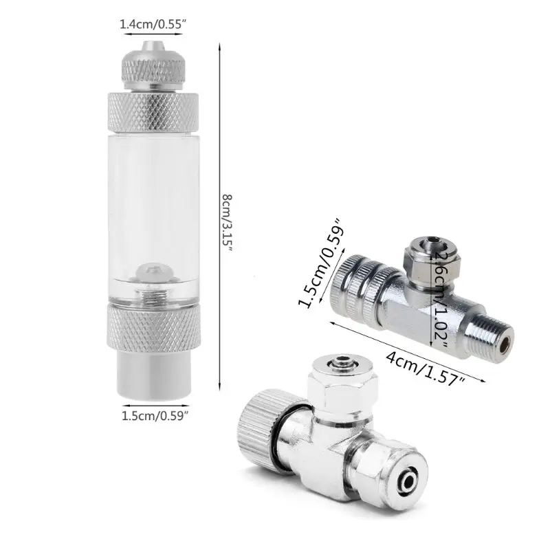 Аквариумный регулятор CO2 игольчатый клапан набор для регулировки пузырьковых