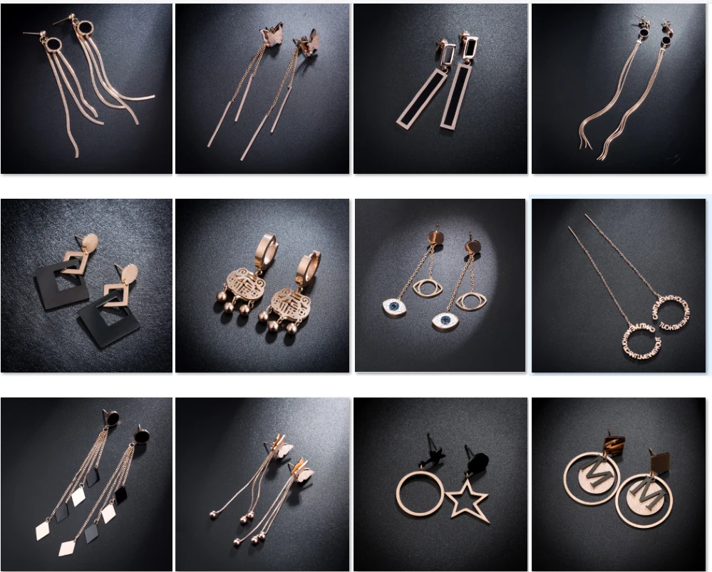 Корейские серьги 2019 с кисточками для женщин ювелирные изделия розовое золото