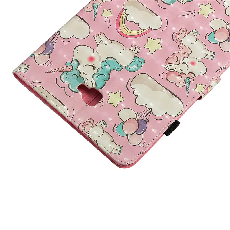 

Wekays For Samsung Tab A 10.1 T580 Cartoon Unicorn 3D Leather Case For Samsung Galaxy Tab A6 A 2016 10.1 T585 SM-T580 Cover Case