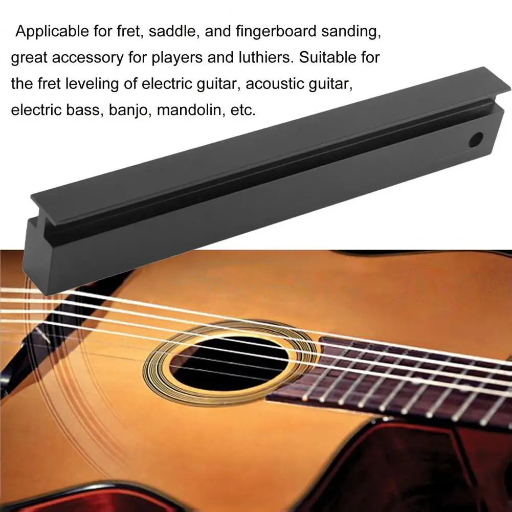 

Ultra-light Durable Leveling File Pro Luthier Guitar Tech Tool Accessory Guitar Leveler CNC Machined for Repair