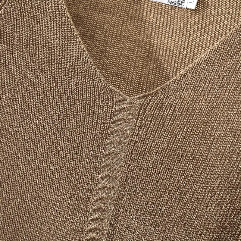 Женский Блестящий свитер с люрексом однотонный базовый пуловер оверсайз длинным