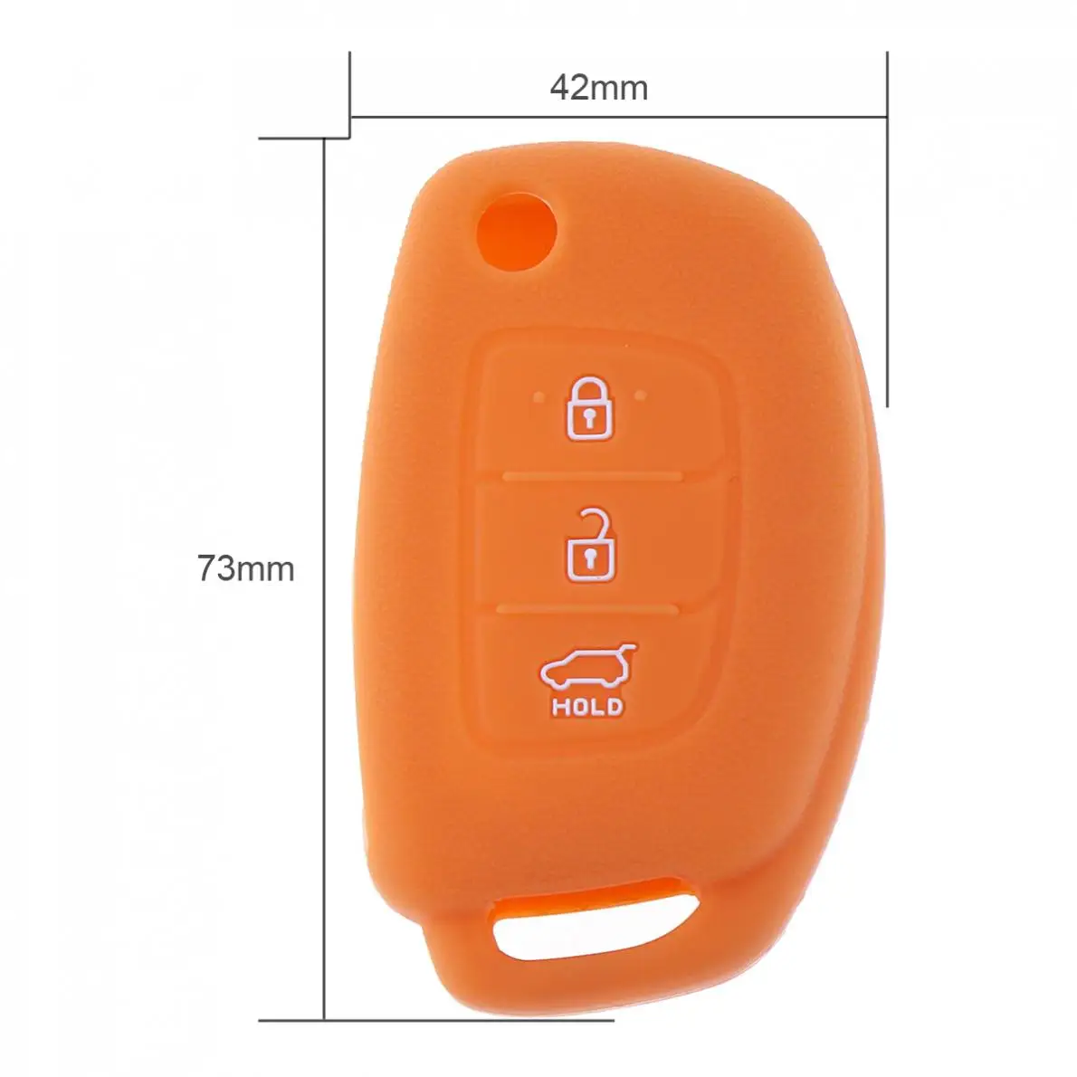 Силиконовый чехол книжка с 3 кнопками для Hyundai|car key case cover|auto keyauto |