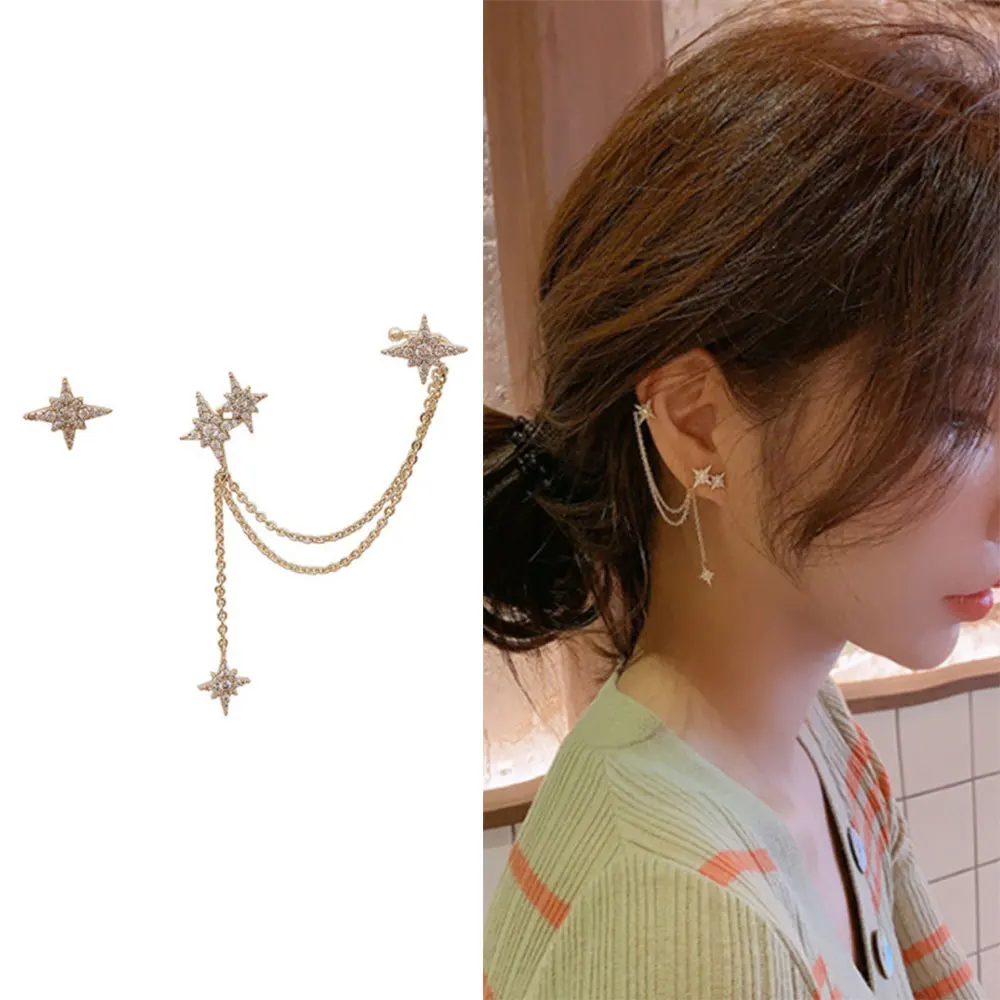 2020 New Star серьги в Корейском стиле асимметричное высокого чувства модные