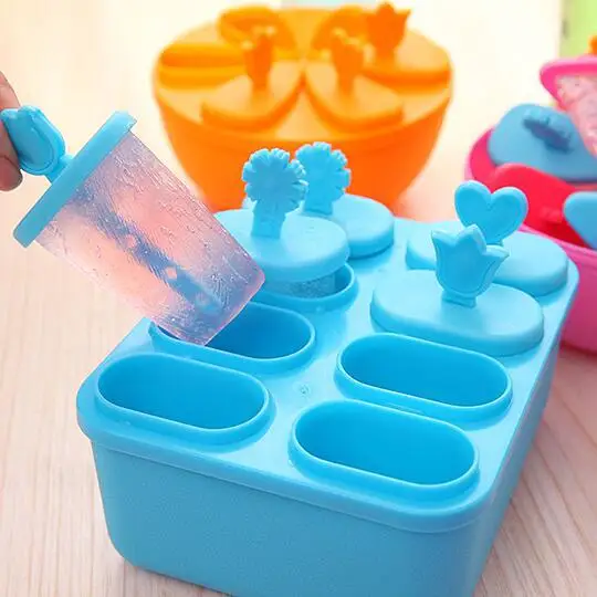 

New Style DIY Combination Plastic Ice Cube Tray Popsicle Mould Summer Ice Maker Popsicle Ice Cream with Ice-cream Mould Mould