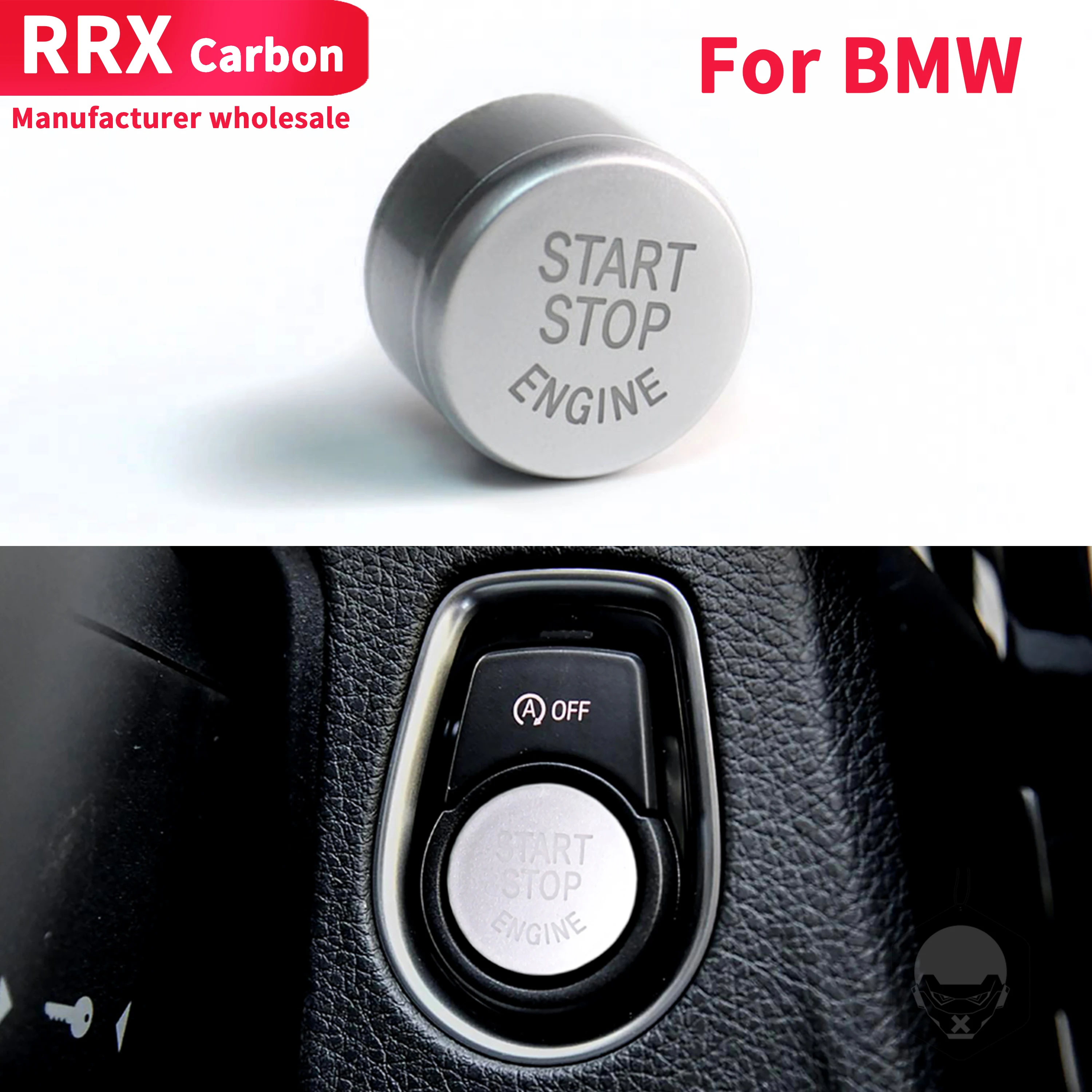 

For BMW F20 F21 F22 F23 F30 F31 F32 F33 F10 F11 F12 Car Engine Start Stop Switch Button Car Interior Decoration Accessories ABS