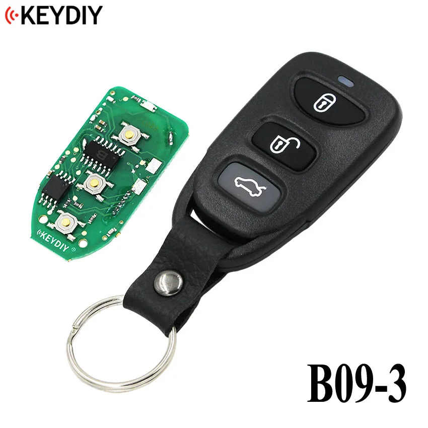 Оригинальный 3 кнопки Универсальный KEYDIY B09-3 пульт дистанционного управления ключ