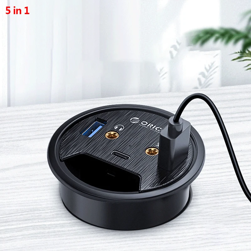 

Настольная втулка USB 3,0, высокоскоростной разветвитель с компьютерными аксессуарами