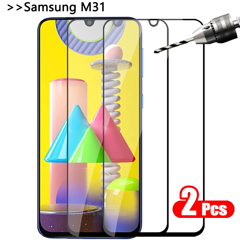 Защитное стекло для Samsung Galaxy M31M51 M30 M30s M21 M20 M11 M10 Защитная пленка экрана из