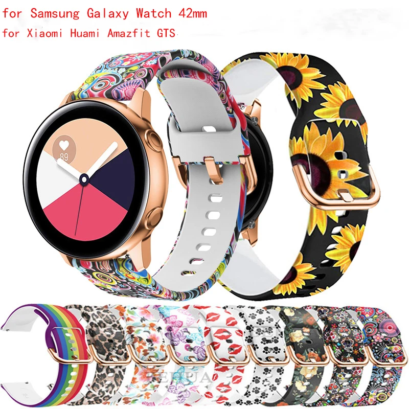 

20mm Silicone Watch band strap For Samsung Galaxy watch 20 mm Watch Wrist Band sport Bracelet For Xiaomi Huami Amazfit Bip Youth