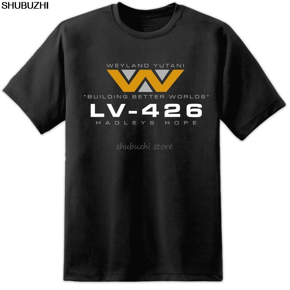 Aliens LV-426 Hadleys Hope Nostromo Movie футболка Weyland Yutani corp. крутая Повседневная футболка для мужчин унисекс Новинка sbz1204