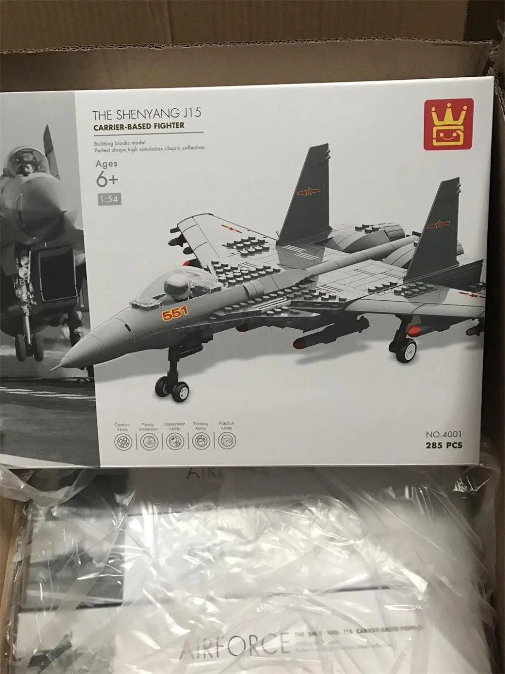 Wange Конструктор Военный строгальный Солдат модель истребителя строительные