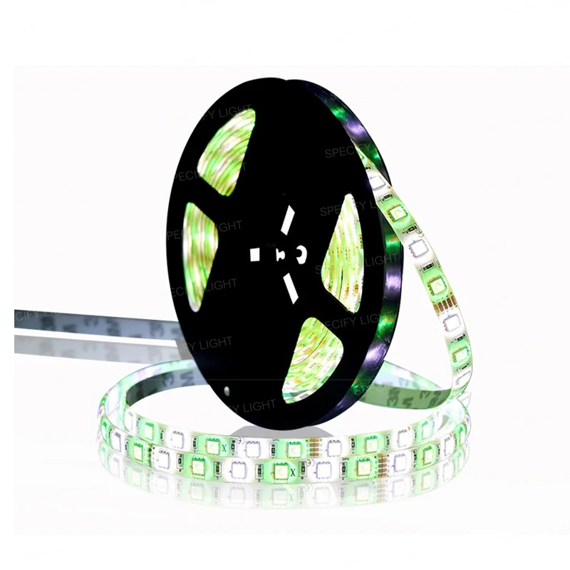 Светодиодная лента SMD5050 RGBWW 12 В гибкая светящаяся для комнаты отеля ТВ стен