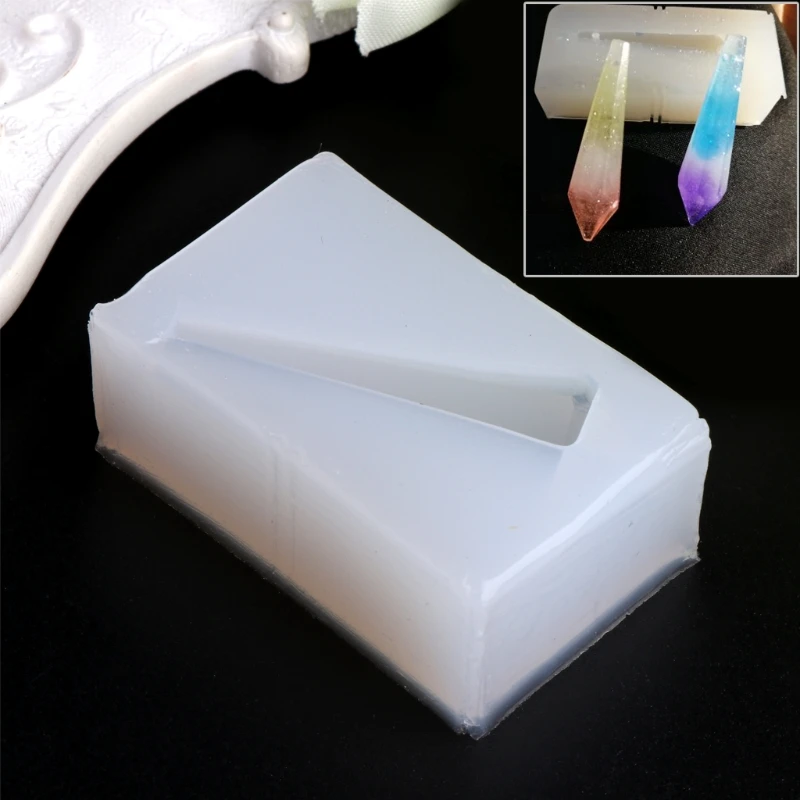 

Long Crystal Shapes Silicone Mold Jewelry Model Moulds Tools Decoration Jewels