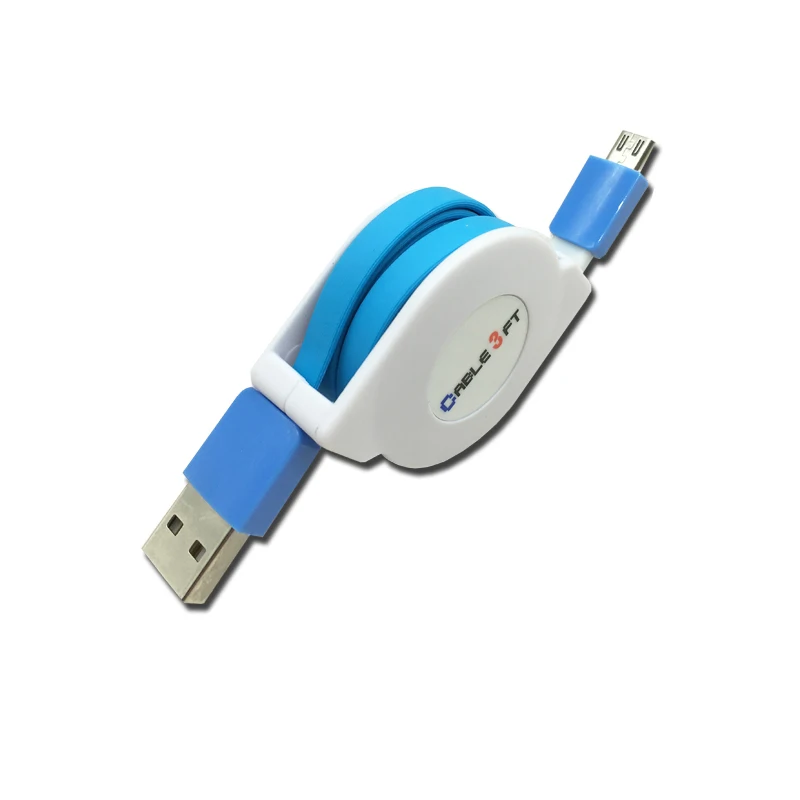 Выдвижной Кабель Micro USB для Xiaomi Redmi 8 6 7A Plus Note 4x 5a Pro 2/3 метра зарядный кабель адаптер