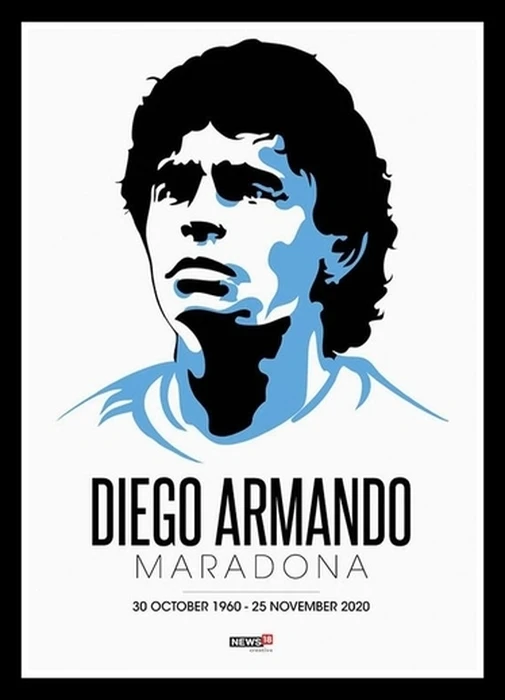 Идеальное украшение для дома JL Maradona Постер из крафт-фильма наклейки на стену с