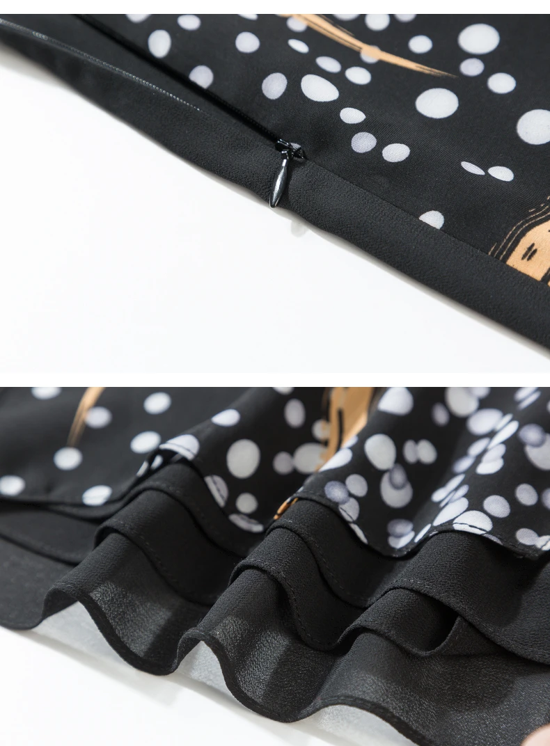 

2021 Summer Women Vestidos Short Sleeve Midi Dress Casual Black Skirt Chiffon Asymmetry