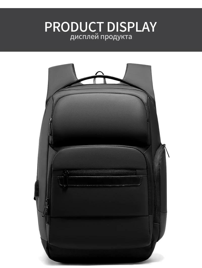 EURCOOL, рюкзак для путешествий, мужской, многофункциональный, 15,6 дюймов, сумка для ноутбука, Mochila, водоотталкивающий, Подростковый, деловой рюкзак n1856