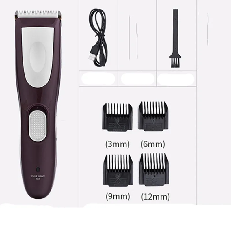 

JX hair trimmer USB rechargeable hair clipper hair cutting machine 12W powerful baby clipper children clipper low noise