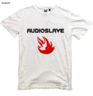 Новинка футболка AUDIOSLAVE, белая футболка с логотипом S-XXL, Мужская футболка с логотипом в стиле альтернативной рок-метал группы Korn, лето, хлопок, с круглым вырезом