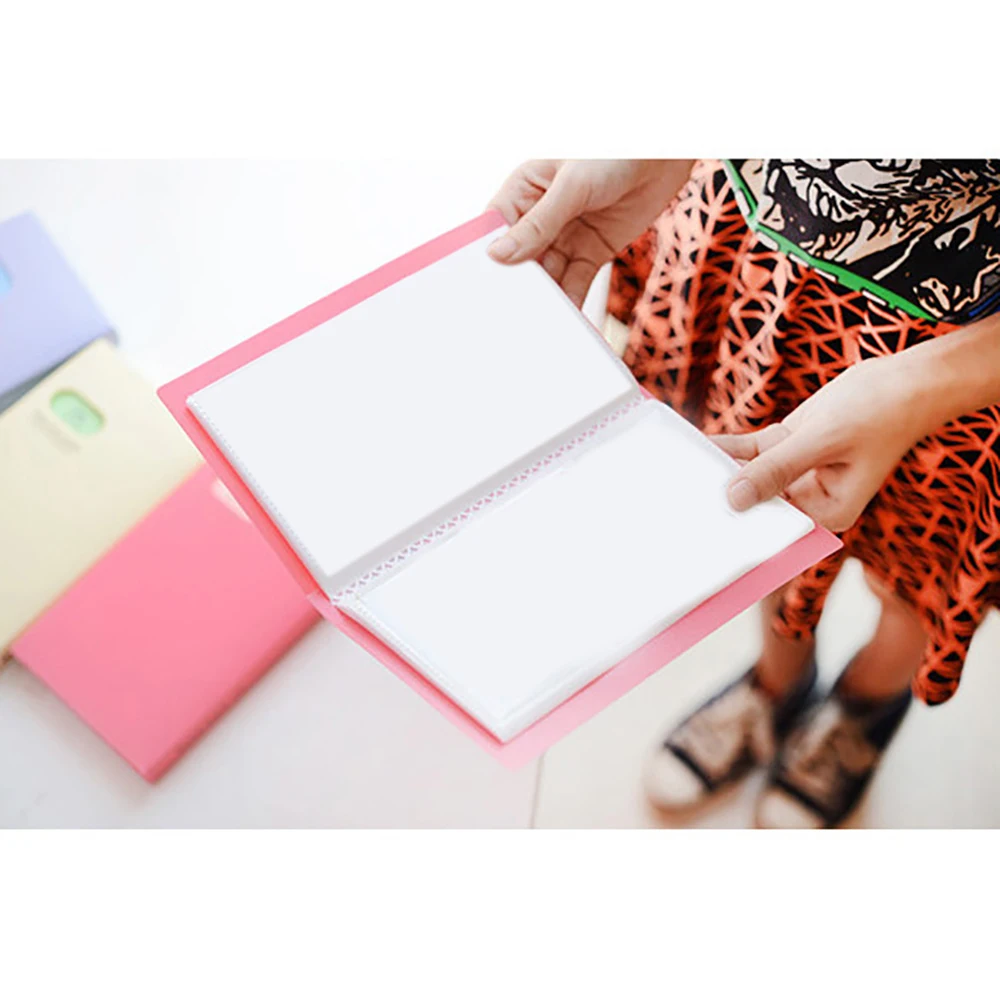 Креативный новый портативный альбом для карт с 120 карманами BTS/EXO/GOT7 ЛОМО визитная