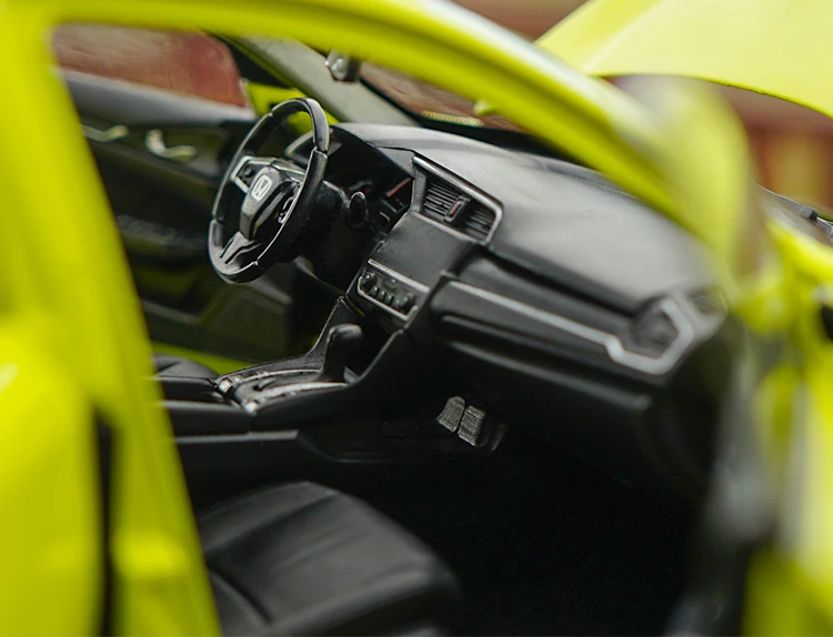Новые высококачественные модели из сплава 1:18 HONDA CIVIC, имитация высококачественных металлических коллекций и подарков