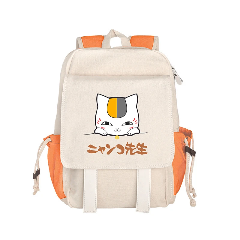 Kawaii Anime Cat Teacher Natsume Yuujinchou рюкзак с мультяшным рисунком школьный ранец