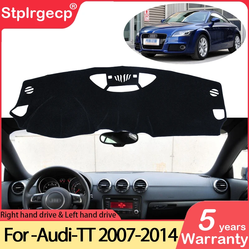 

for Audi TT 8J 2007~2014 MK2 Anti-Slip Mat Dashboard Cover Pad Sunshade Dashmat Carpet Accessories S-line 2008 2009 2010 TTS Rug