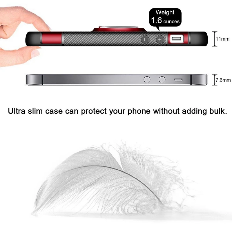 Вращающийся на 360 градусов чехол для iPhone SE 2020 11 Pro Max 6 6S 7 8 Plus X XS XR Автомобильный