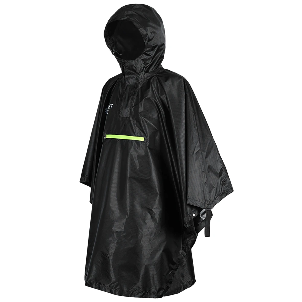 

Rain Cape Men Women Raincoat Bicycle Raincoat Rain Coat Rainwear with Reflector Rainproof Poncho with Reflective Strip