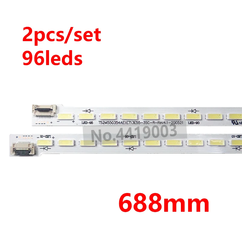 

LED backlight strip for Toshiba 67-H96910-1A0 T52M550354AE1ET13 55L3300CS