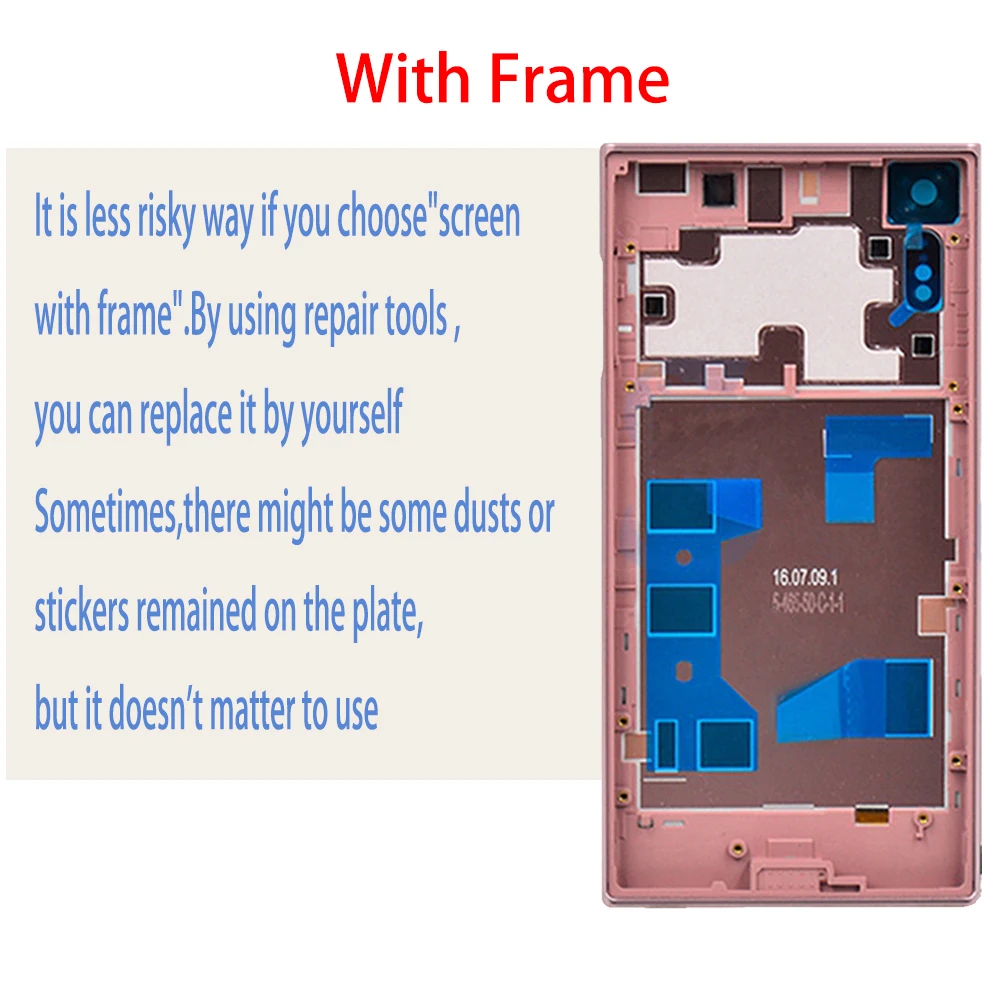 ЖК-дисплей 5 2 дюйма для SONY Xperia XZ F8331 F8332 сенсорный экран с рамкой замены