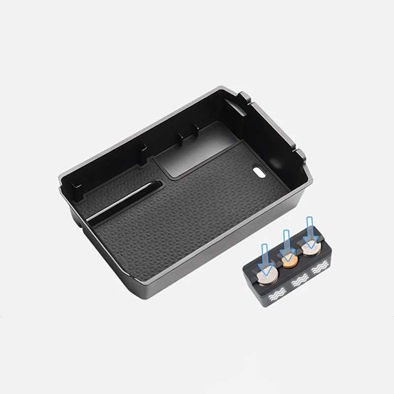 Car Armrest Box Central Storage Tray Container Box Holder Cover For Mitsubishi Eclipse Cross Automatic Transmission