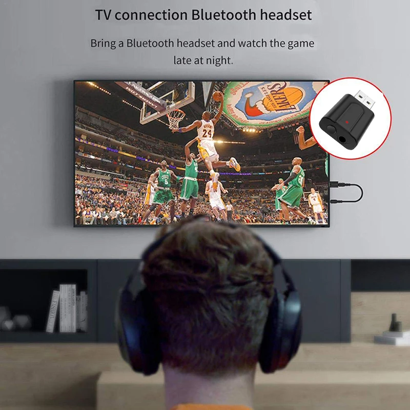USB Wireless Bluetooth 5.0 Adapter 2 in 1 Receiver Transmitter Audio Music For TV Headphone Speaker Car Kit Z2 | Автомобили и