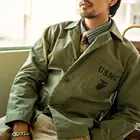 Красный Торнадо морская пехота USMC P41 утилита куртка WWII елочка саржевая форма