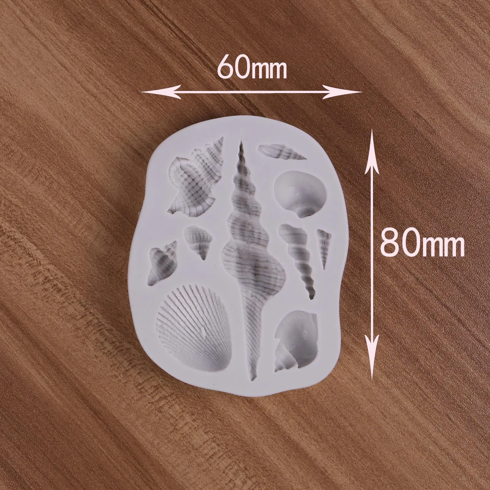 3D Морская ракушка Звезда помадка форма лошадь силиконовый кекс для шоколада
