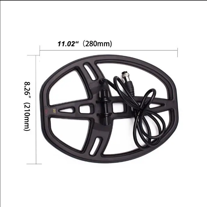 11inch coil MD-6350 металлоискатель катушка металлоискателя MD6350 золотоискатель поисковая катушка с защитным мешком - Цвет: 11inch coil