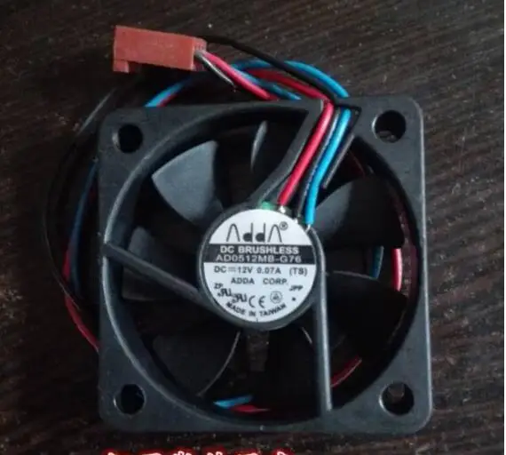 Охлаждающий 3-проводной вентилятор для сервера ADDA AD0512MB-G70 DC 12 В 0 07a 50x50x10 мм |