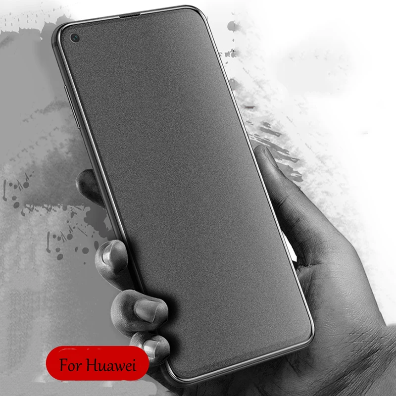 Закаленное стекло для Huawei Honor 20 Lite Pro 20Pro полностью покрывающее матовое с защитой