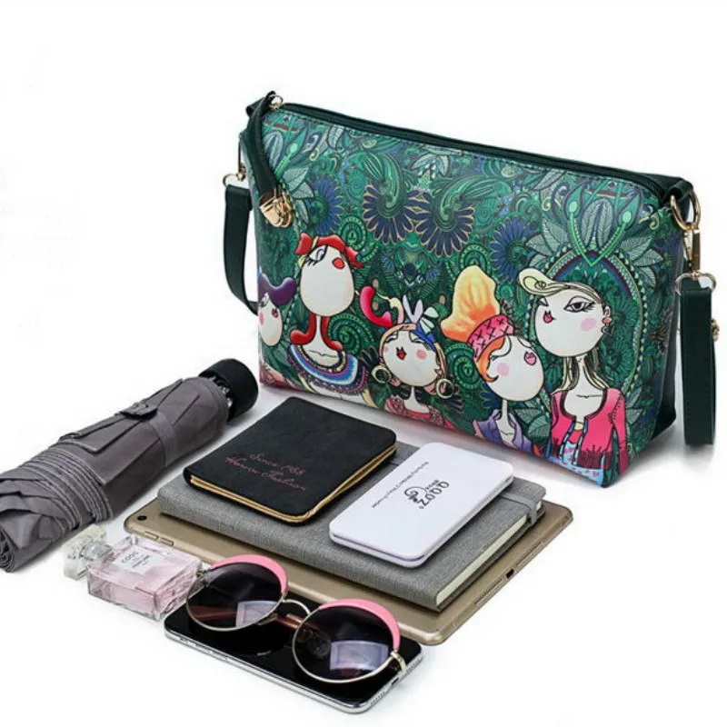 Новая женская сумка из искусственной кожи 6 шт. в комплекте композитная