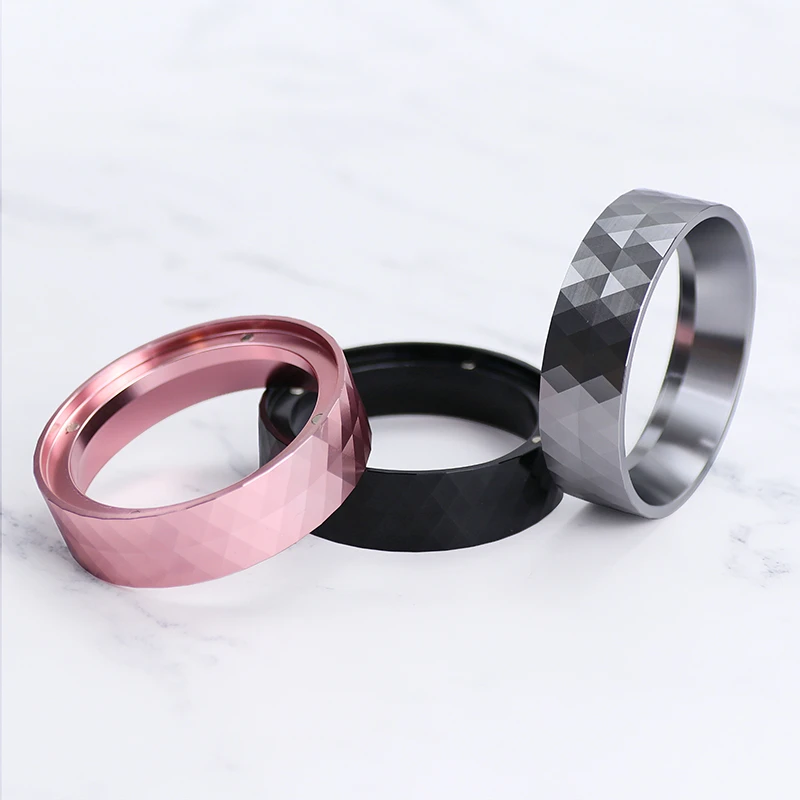 

53mm Intelligent Magnet Dosing-Ring Aluminum Brewing Bowl Coffee Replacement Funnel Ring For Espresso-Portafilter For Barista