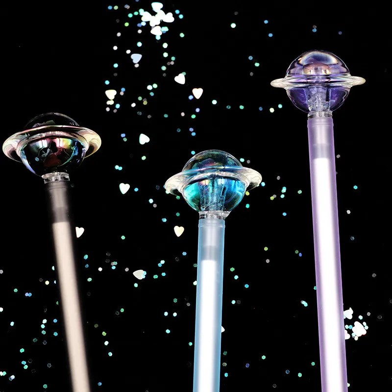 1 шт. холодный лазер Блуждающие планеты творчески написание черный гелевая ручка