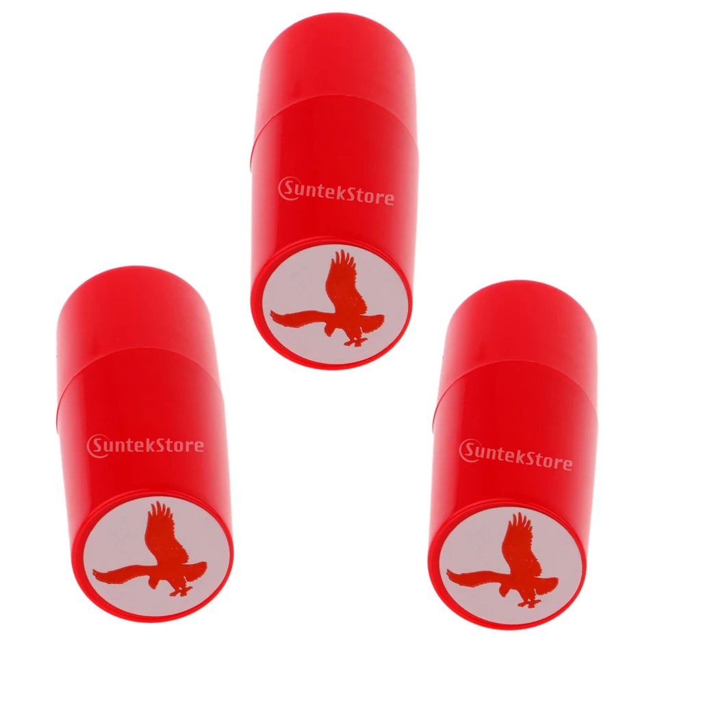 3 предмета милые Орел с дизайнерским принтом мяч для гольфа штампа печать маркер