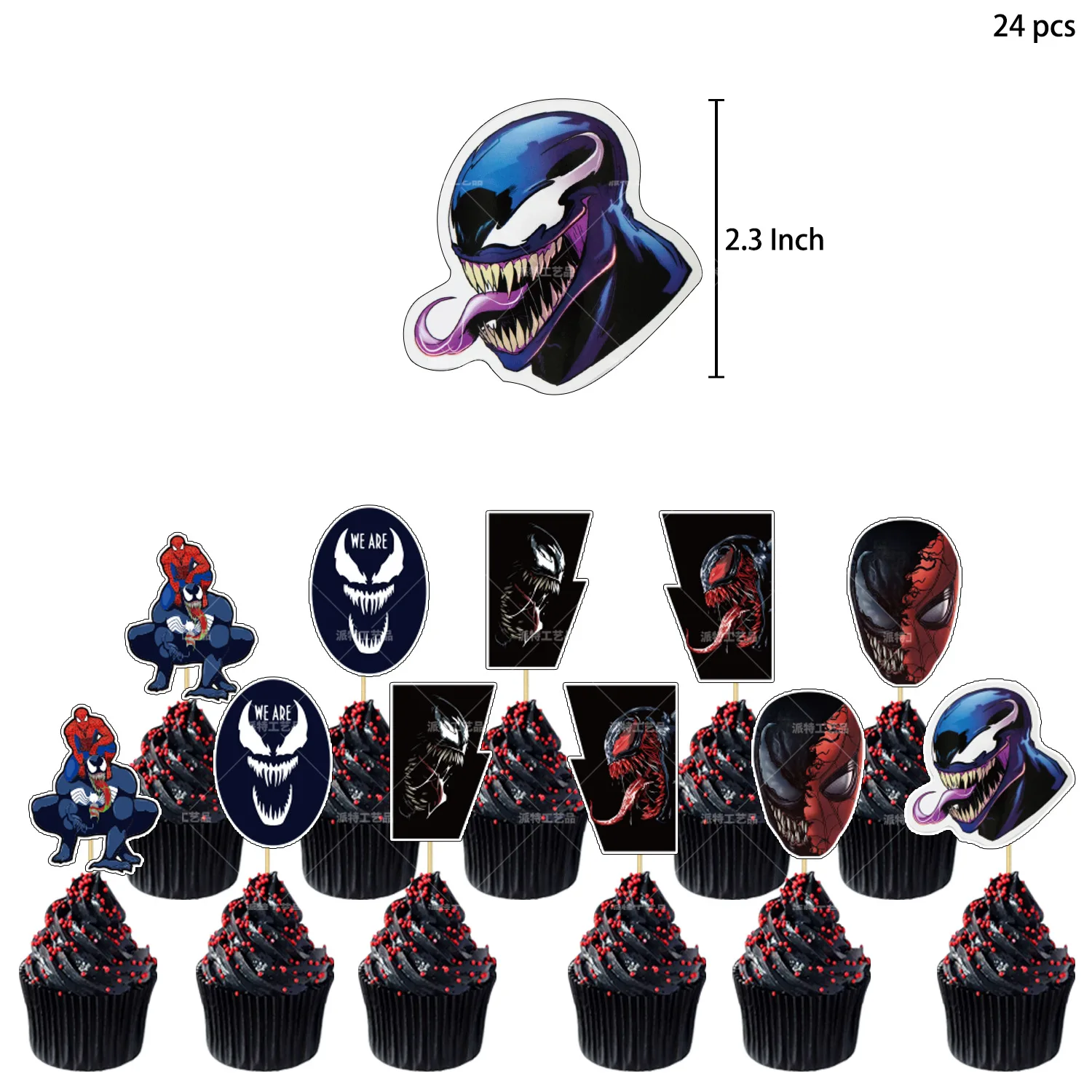 Venom тема День Рождения вечерние украшения американский драма тянуть флаг с днем